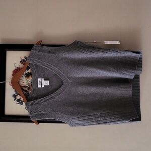 Jason Wu 100% Cashmere V-Neck Sweater Vest